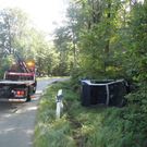 Bilder der Unfallstelle in Siegsdorf