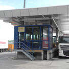 LKW Abfertigung in Tisis/Schaanwald