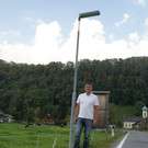 LED-Straßenbeleuchtung für Schnepfau