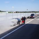 Bilder vom Fahrzeugbrand
