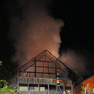 Gebäude niedergebrannt