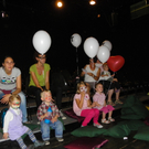 Singen auf der Probebühne 