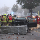 Dornbirn: PKW-Lenkerin prallt gegen Steinblock - tot