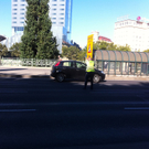 Leserreporter: Unfall Schwedenplatz Moped vs. Auto