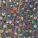 Marathon-Luftaufnahmen