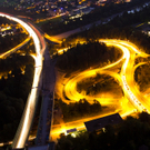 Staus aus der Vogelperspektive