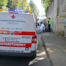 Schwerer Fahrradunfall in Hard