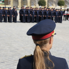 Polizeiangelobung in Schönbrunn
