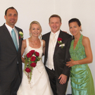 Vermählung von Elke Vonier und Martin Senn.