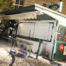 Bilder vom Brand in Wels