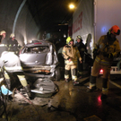 Bilder vom Einsatz im Tunnel