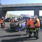 Unfall: Pkw überschlug sich auf der Westautobahn (A1)