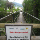 Sperre Klosterweg - Weidenweg