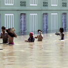 Bangkok weiterhin vom Hochwasser bedroht