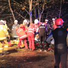 Bilder vom Unfallort auf der B99