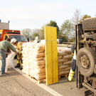 Dornbirn: Kleinlaster umgekippt