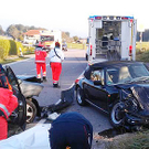 Bilder des Unfalls in Ainring