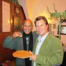 Viennale-Stargast Harry Belafonte zu Besuch beim  Figlmüller