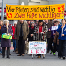 Bürgerinitiative machte Nadelöhr Lustenau für Schwerverkehr dicht