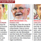 Was erwarten Sie vom neuen Bischof?