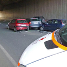 Bilder vom Auffahrunfall
