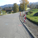 Gehsteigneubau Pfänderstraße - Baufortschritt