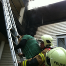 Großbrand in Lustenauer Wohnanlage