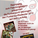Die Meininger Funkenzuft ladet ein