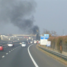 Bilder: Zwei Fahrzeugbrände auf der A2 