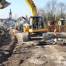 Gehsteigneubau Jesuheim - Bilder von der Baustelle