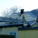 Dachstuhlbrand in Hallein