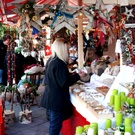Malerische Kulisse auf dem Weihnachtsmarkt in Götzis