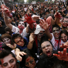 Neuer Teilnahmerekord: Zombie Walk in Mexiko