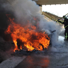 BMW brennt auf der A2 aus