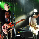 The Smashing Pumpkins live on stage