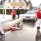 Bilder vom Unfall in Hörbranz