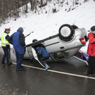 Bilder vom Unfall mit Bischof Fischer