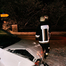 Bilder der Unfallstelle in Traunstein