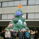 Christ-Regen-Schirm-Baum