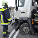 Lkw gegen Lkw in Neunkirchen