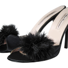 Because its Christmas_Agent Provocateur_Black pom pom mules.JPG