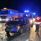 Bilder der Unfallstelle auf der A1