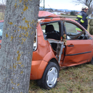 Unfall Gerasdorf: Schwangere krachte in einen Baum