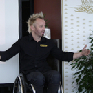 Paralympics Rollstuhl-Athlet Thomas Geierspichler präsentiert seine Autobiographie in Wien