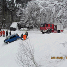 Bilder der Unfallstelle in Wald