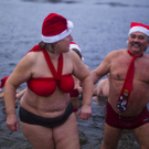 Traditionelles Weihnachtsschwimmen in Berlin