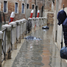 Bilder vom Hochwasser in Venedig