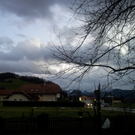 Schneewolken in Elsbethen