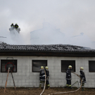 Blder vom Einsatz der Feuerwehr in Raab