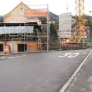 Straße wegen Hausbau gesperrt